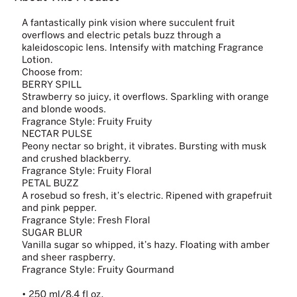 Brand New PINK Fleece Cropped Sweatshirt XL & Nectar Pulse Fragrance Mist 8.4oz - Picture 7 of 7